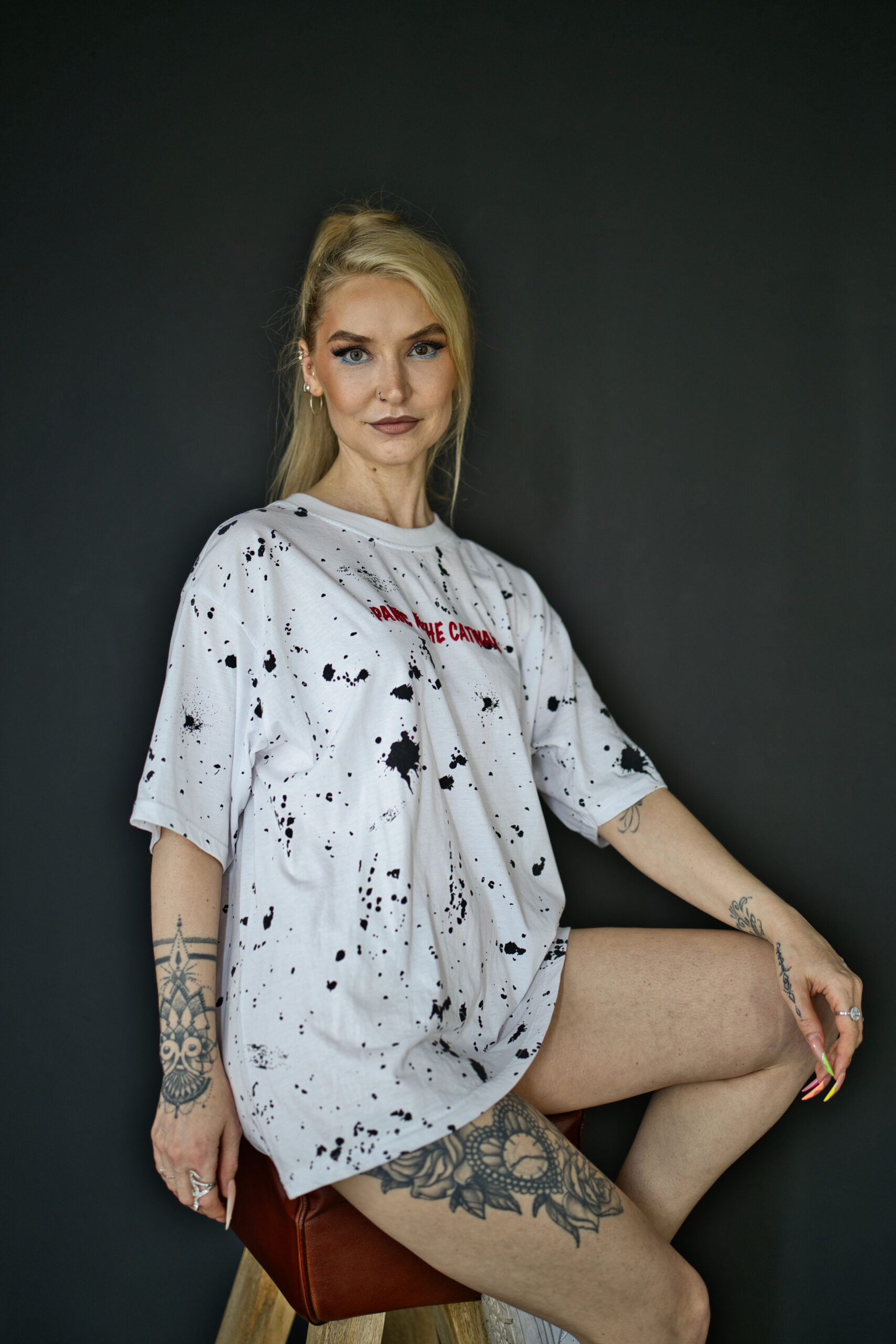 T-Shirt Splashes, unisex – Bild 4